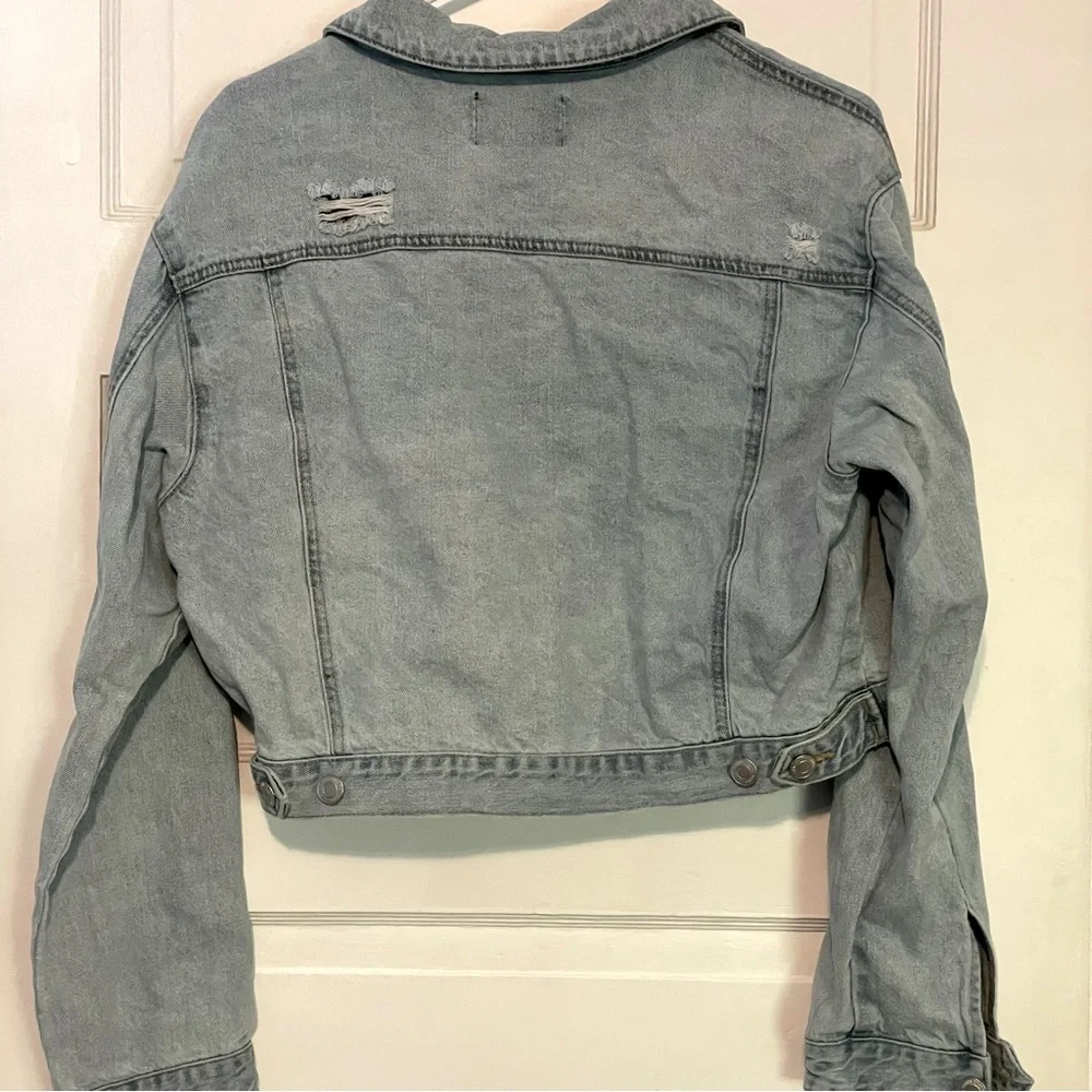 Women’s cropped Jean jacket - Picture 2 of 5